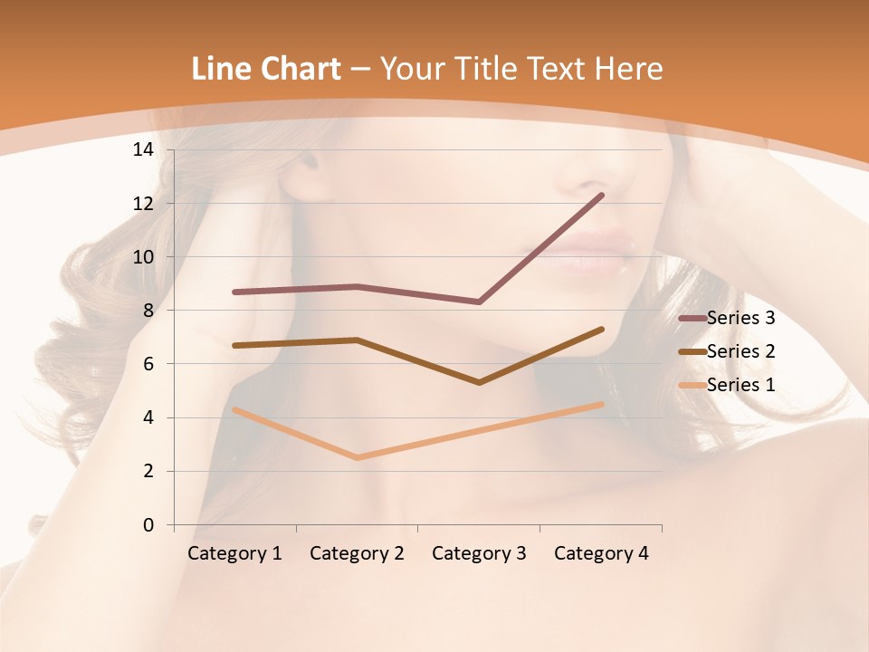 Face Gorgeous Closeup PowerPoint Template