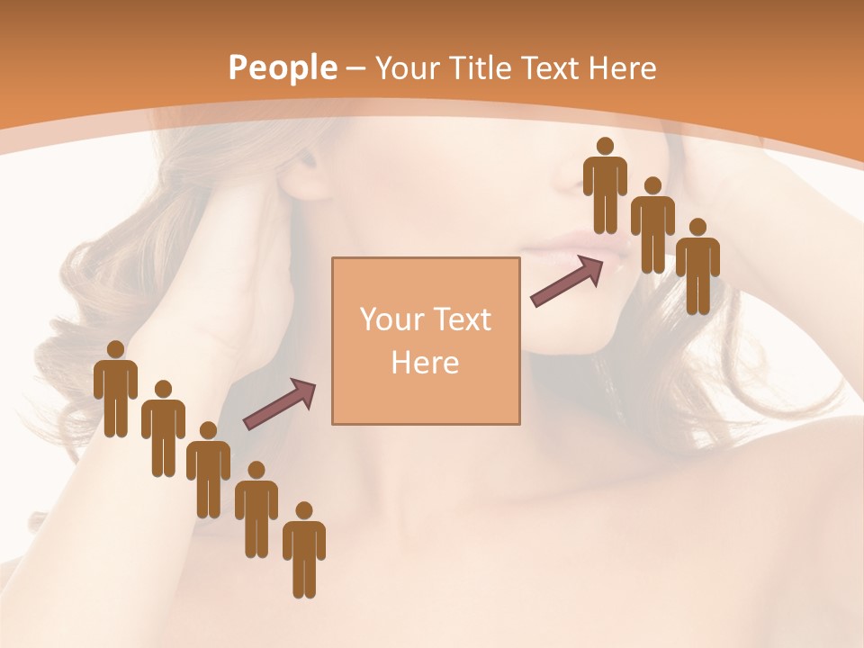 Face Gorgeous Closeup PowerPoint Template