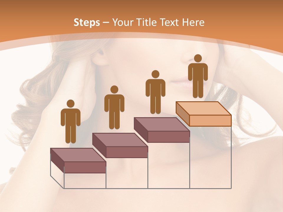 Face Gorgeous Closeup PowerPoint Template