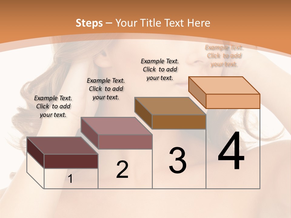 Face Gorgeous Closeup PowerPoint Template