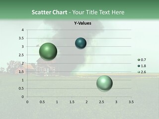 Farm Landscape Building PowerPoint Template