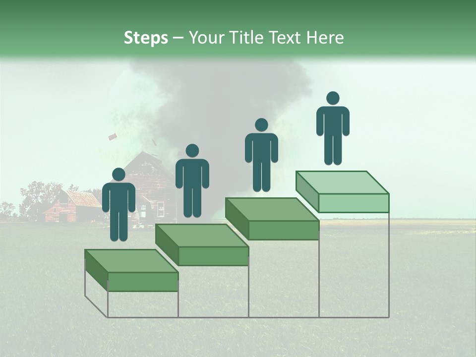 Farm Landscape Building PowerPoint Template