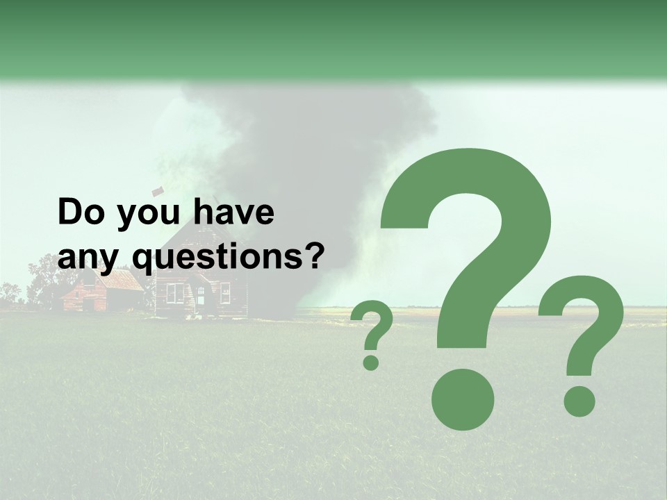 Farm Landscape Building PowerPoint Template