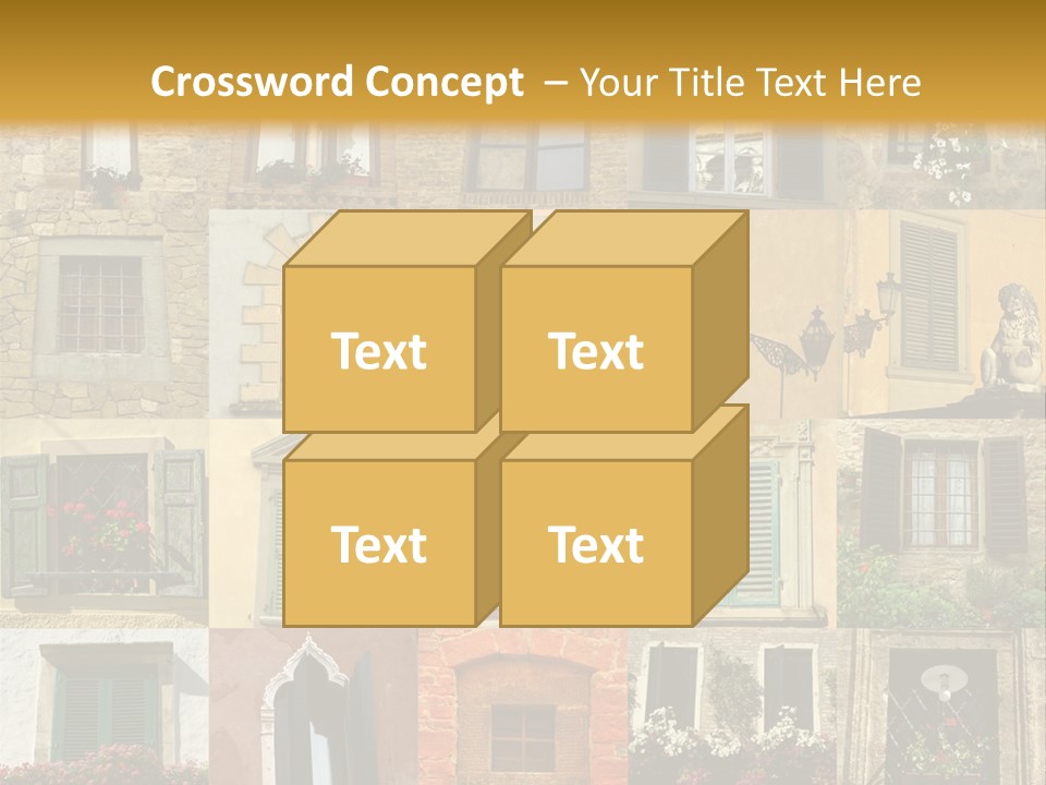 Antique Pile Mix PowerPoint Template