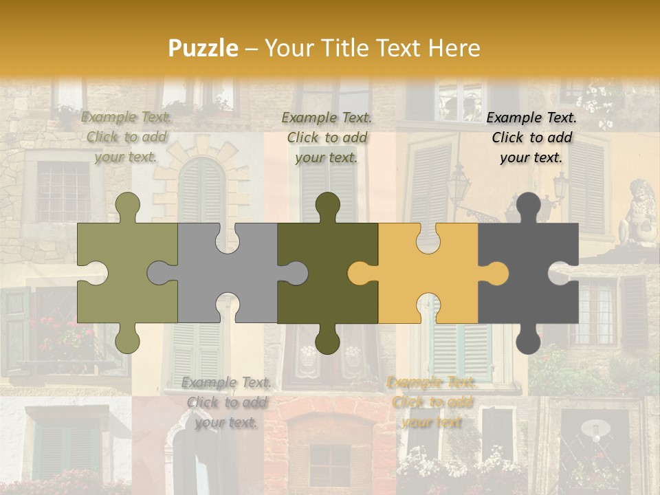 Antique Pile Mix PowerPoint Template