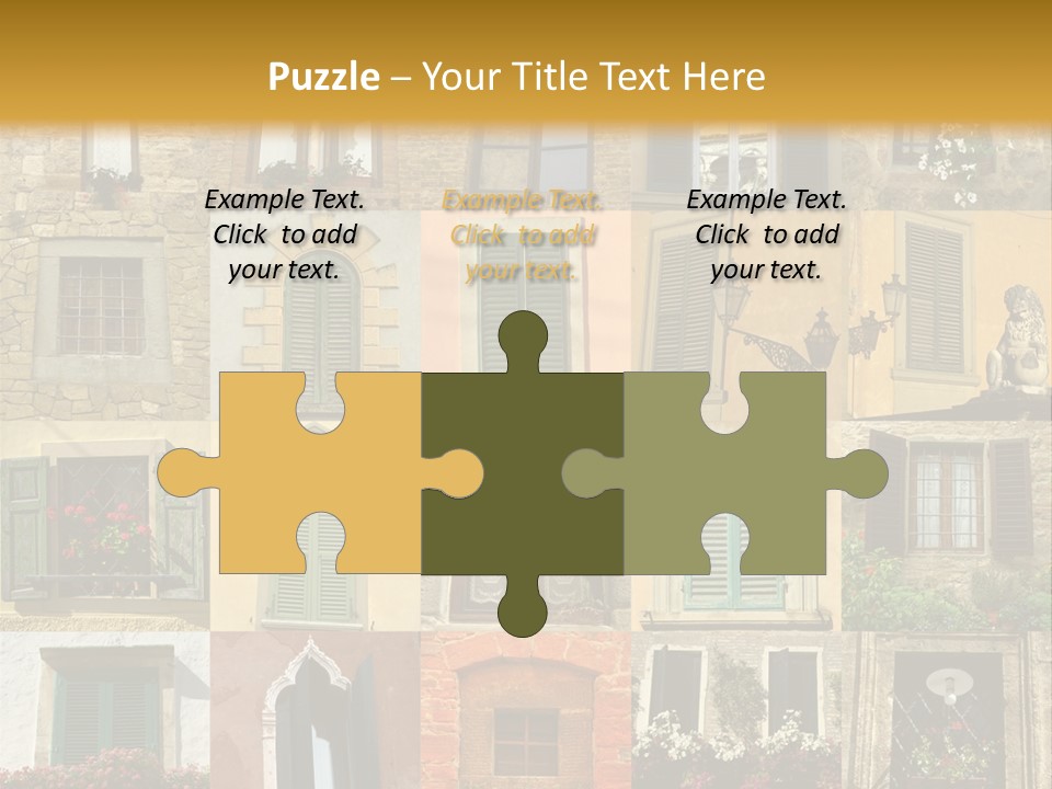 Antique Pile Mix PowerPoint Template