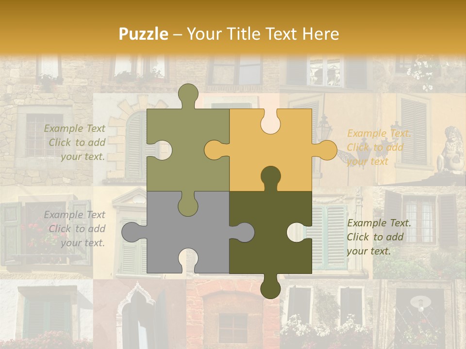 Antique Pile Mix PowerPoint Template