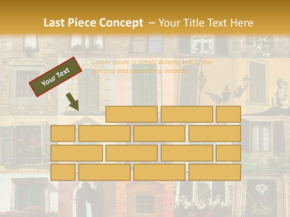 Antique Pile Mix PowerPoint Template