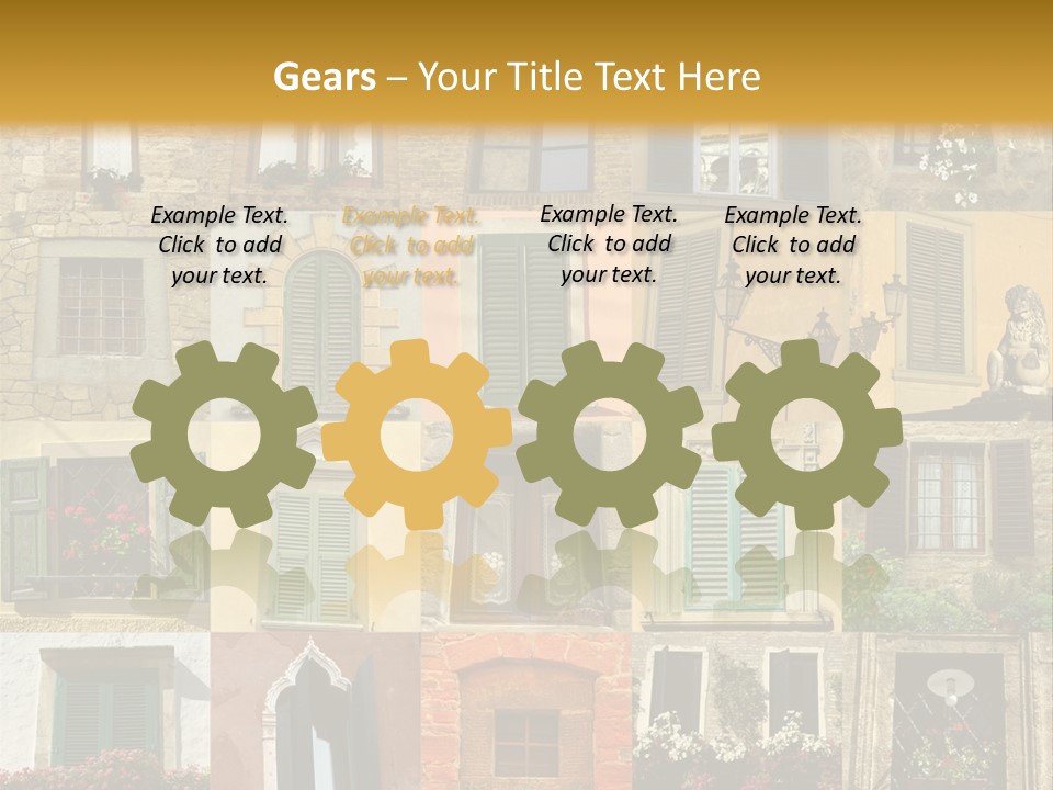 Antique Pile Mix PowerPoint Template