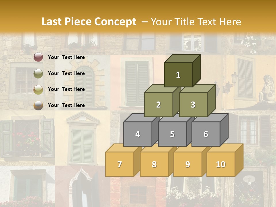 Antique Pile Mix PowerPoint Template