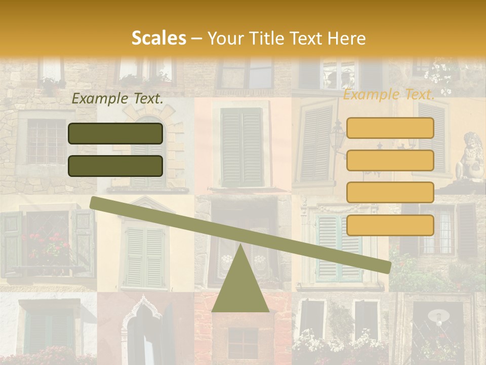 Antique Pile Mix PowerPoint Template