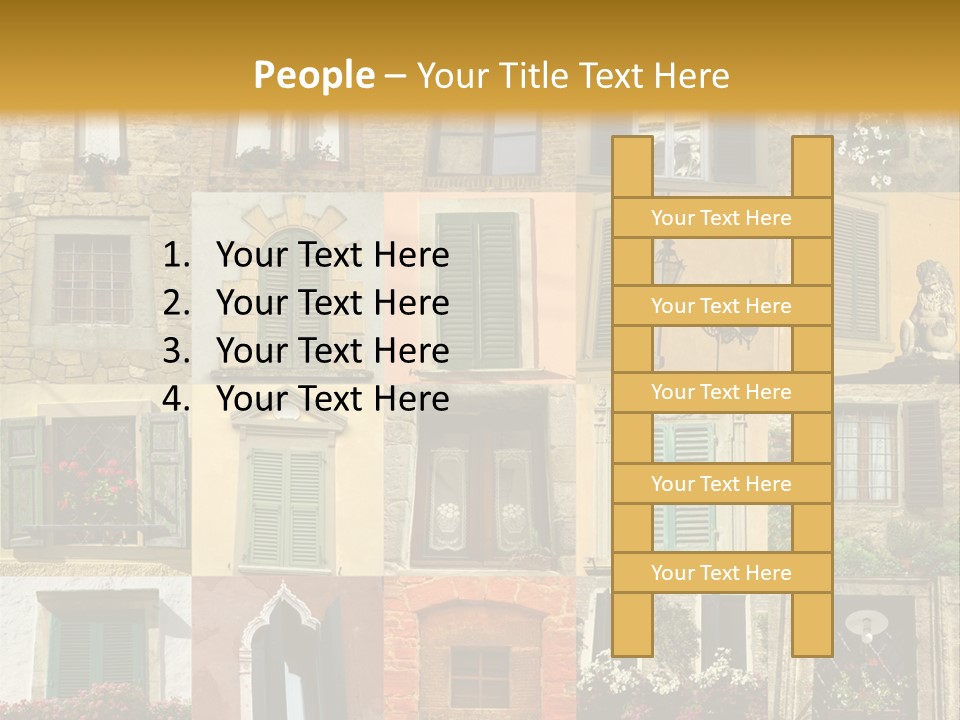 Antique Pile Mix PowerPoint Template