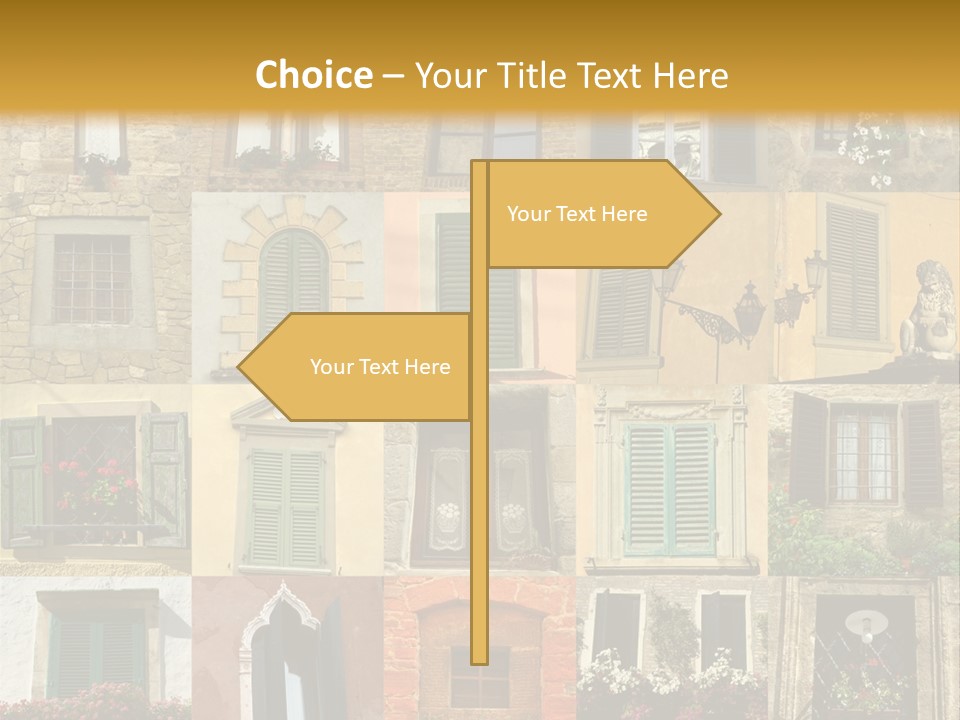 Antique Pile Mix PowerPoint Template