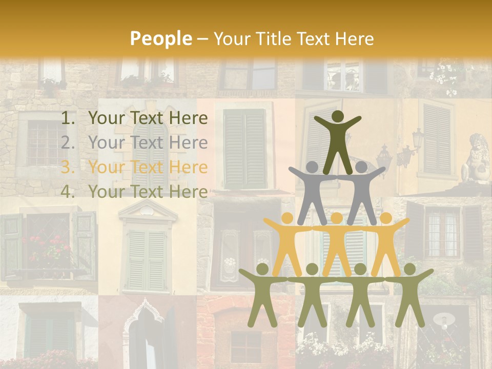 Antique Pile Mix PowerPoint Template