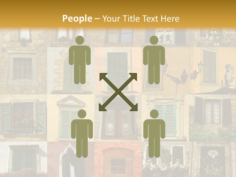 Antique Pile Mix PowerPoint Template