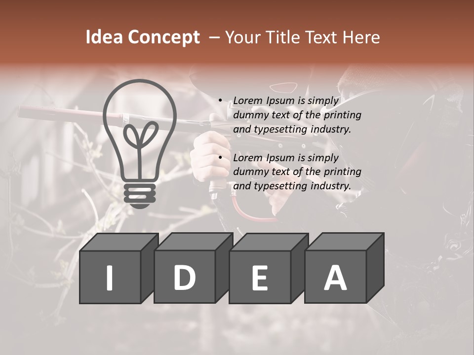 Sport Cover Battlefield PowerPoint Template