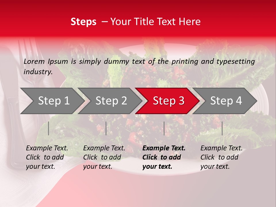 Mediteranean Knife Middle Eastern PowerPoint Template