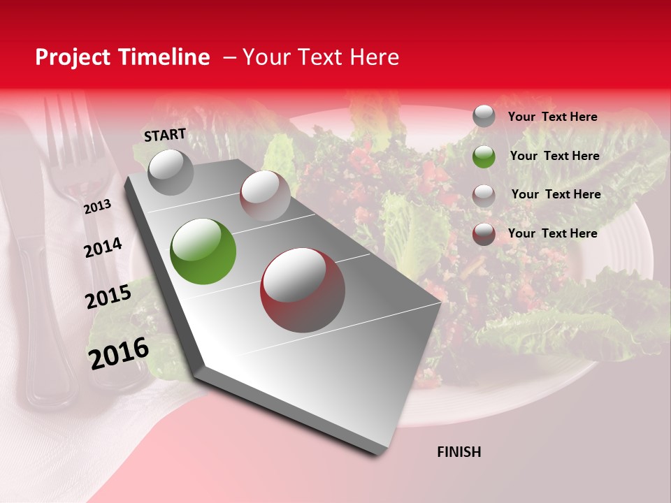 Mediteranean Knife Middle Eastern PowerPoint Template