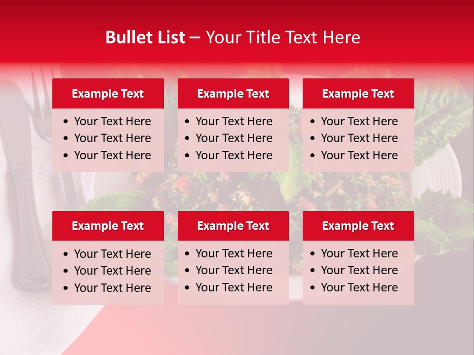 Mediteranean Knife Middle Eastern PowerPoint Template