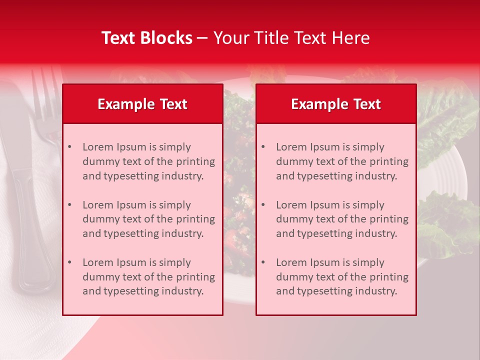 Mediteranean Knife Middle Eastern PowerPoint Template
