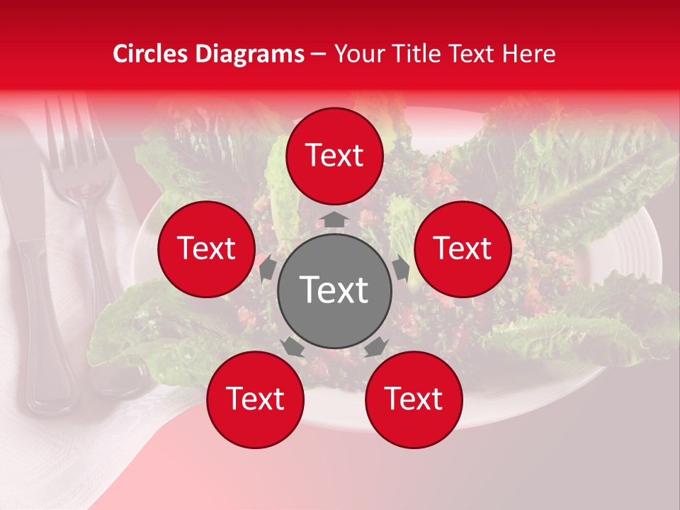 Mediteranean Knife Middle Eastern PowerPoint Template