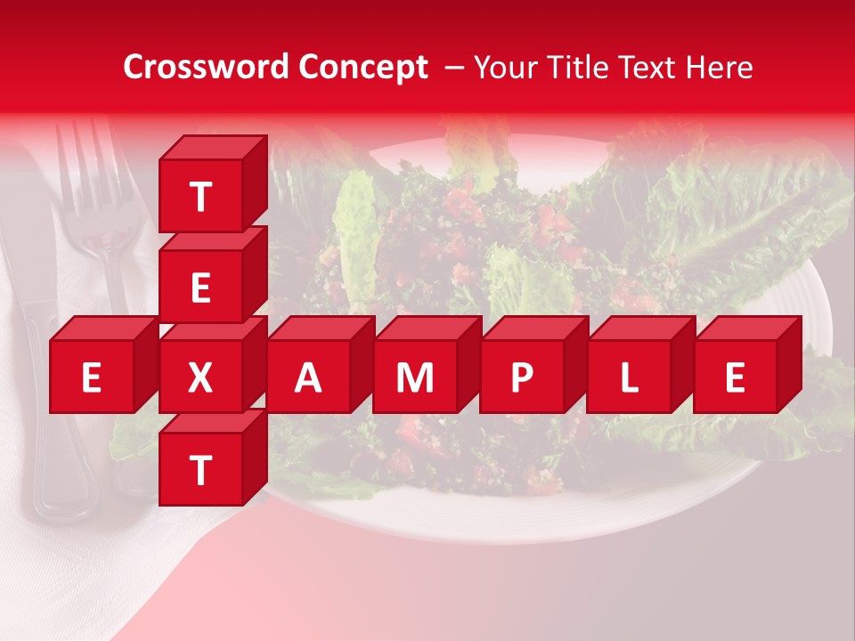 Mediteranean Knife Middle Eastern PowerPoint Template