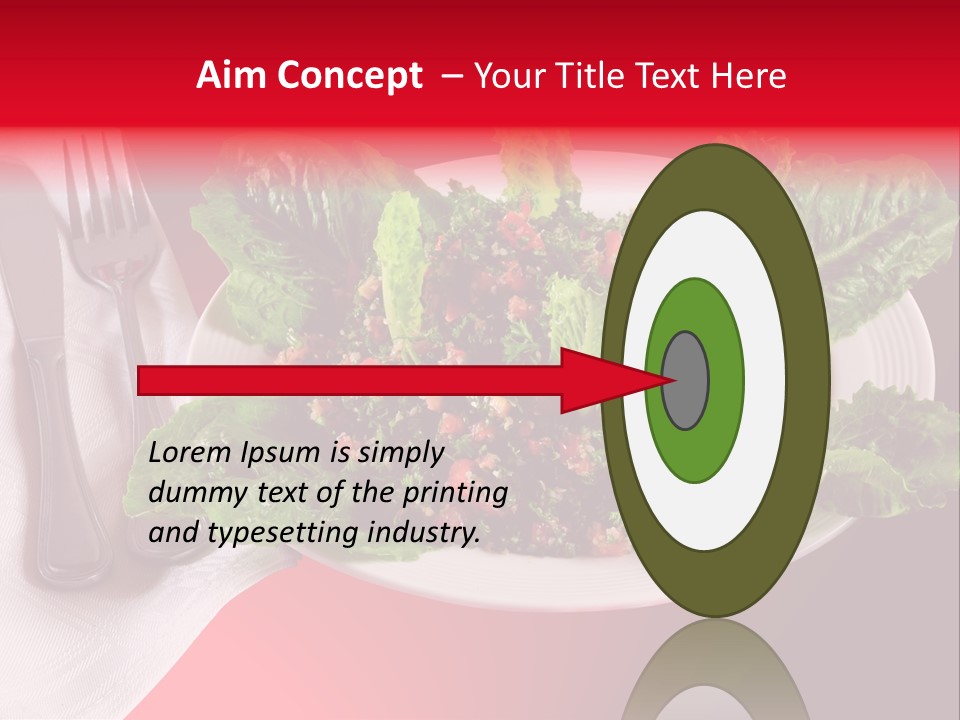 Mediteranean Knife Middle Eastern PowerPoint Template