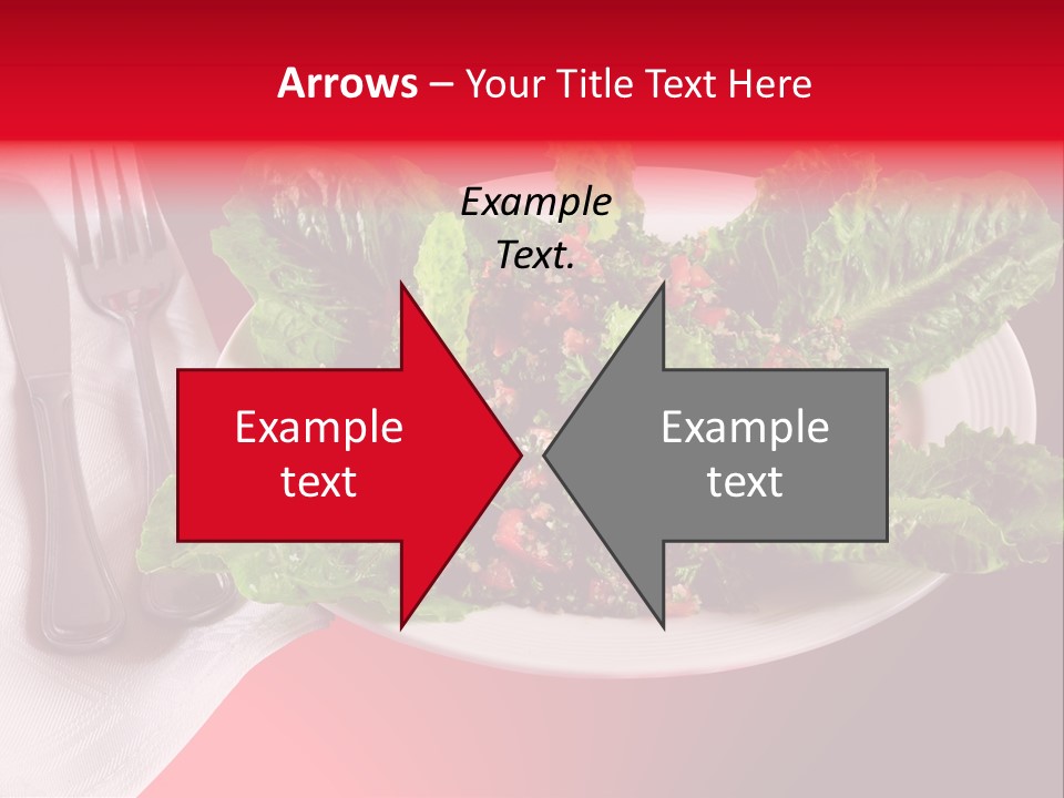 Mediteranean Knife Middle Eastern PowerPoint Template