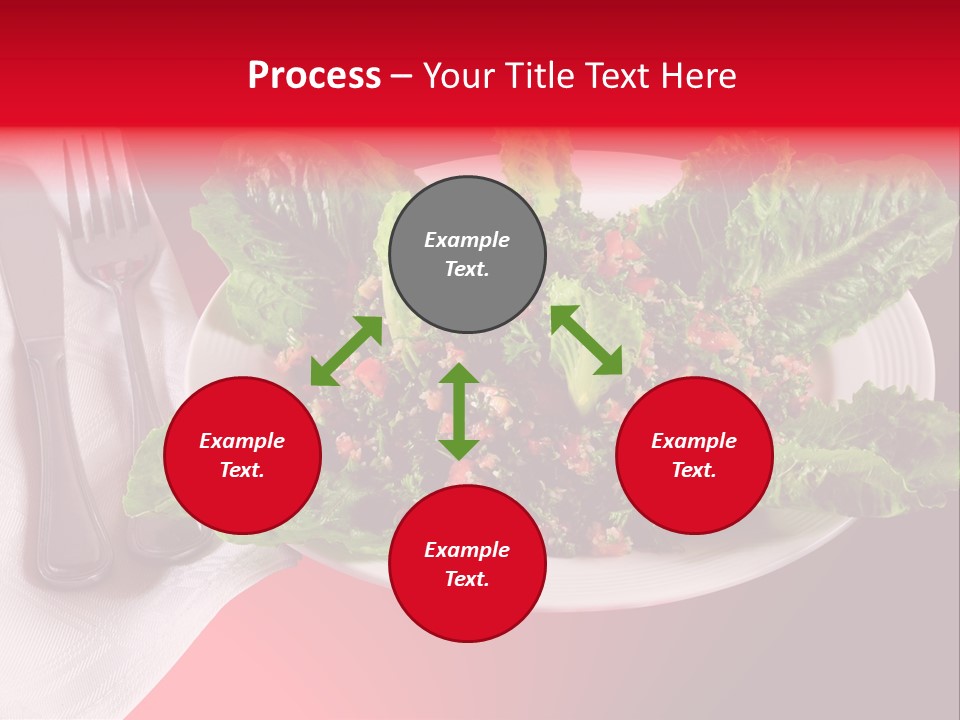 Mediteranean Knife Middle Eastern PowerPoint Template