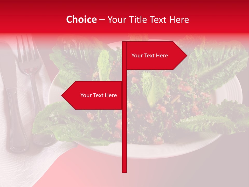 Mediteranean Knife Middle Eastern PowerPoint Template