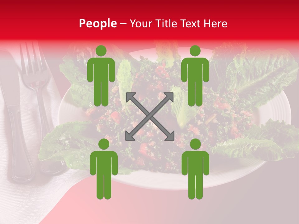 Mediteranean Knife Middle Eastern PowerPoint Template