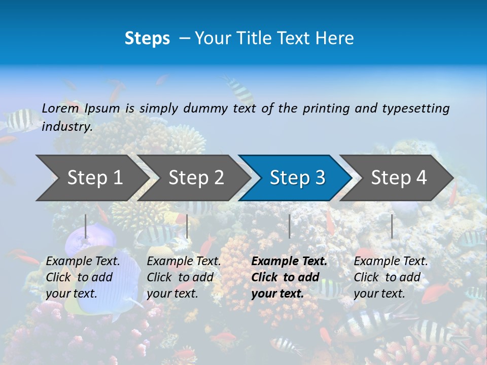 Deep Colorful Coral PowerPoint Template