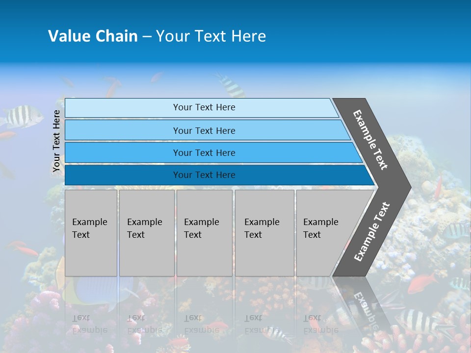 Deep Colorful Coral PowerPoint Template