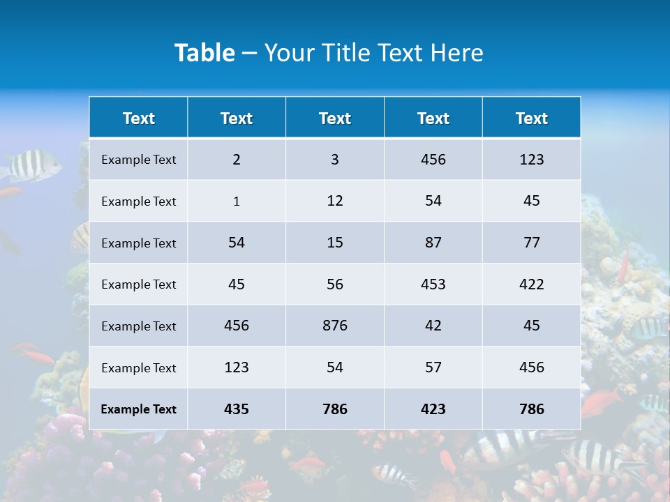 Deep Colorful Coral PowerPoint Template