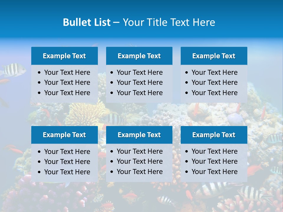 Deep Colorful Coral PowerPoint Template