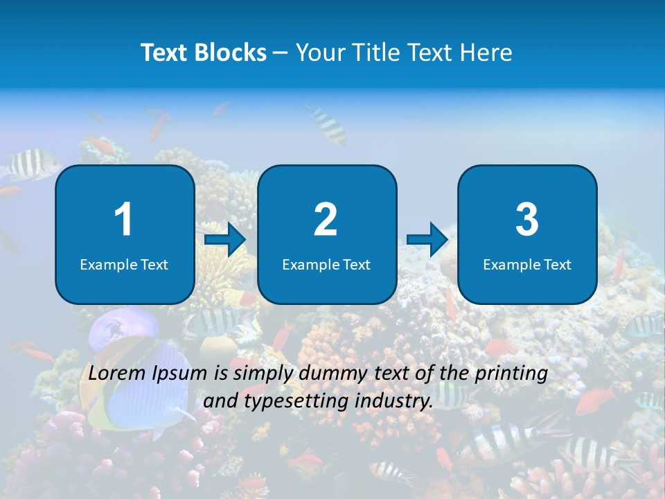 Deep Colorful Coral PowerPoint Template