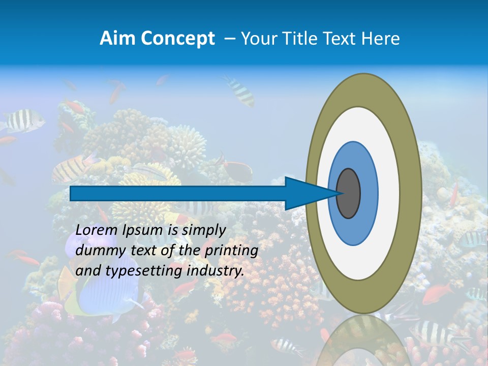 Deep Colorful Coral PowerPoint Template