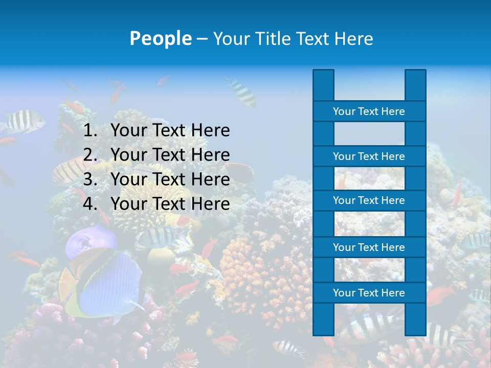 Deep Colorful Coral PowerPoint Template