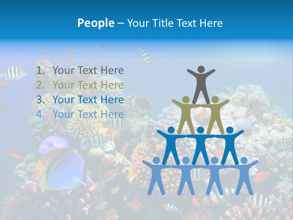 Deep Colorful Coral PowerPoint Template