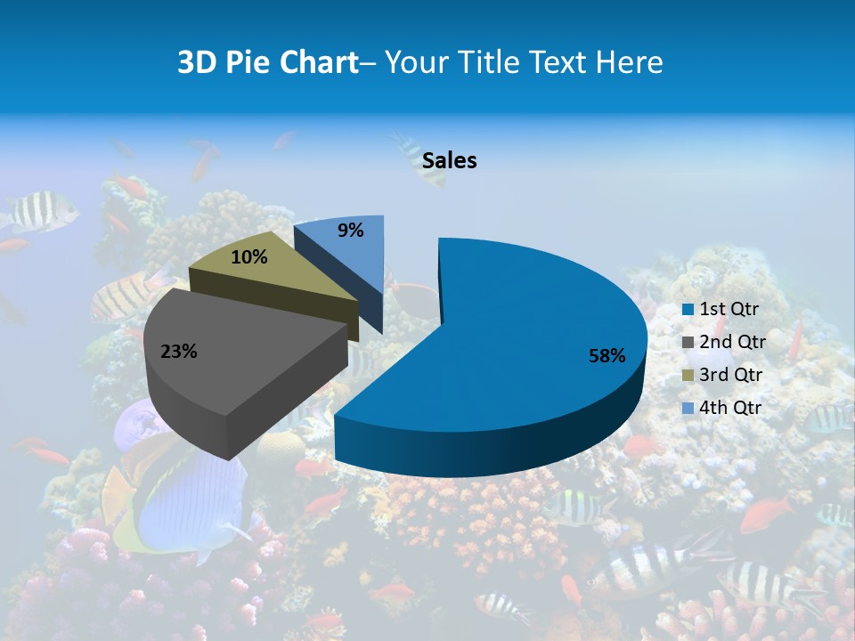 Deep Colorful Coral PowerPoint Template