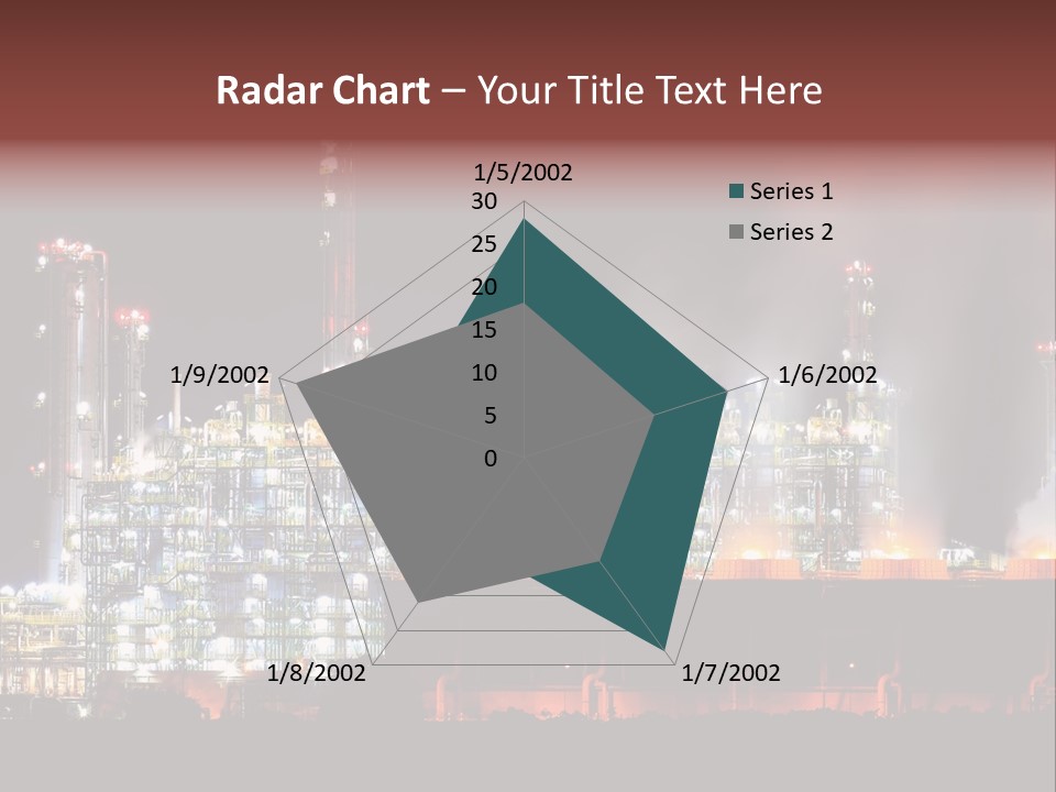 Nightlife Chimney Pollution PowerPoint Template