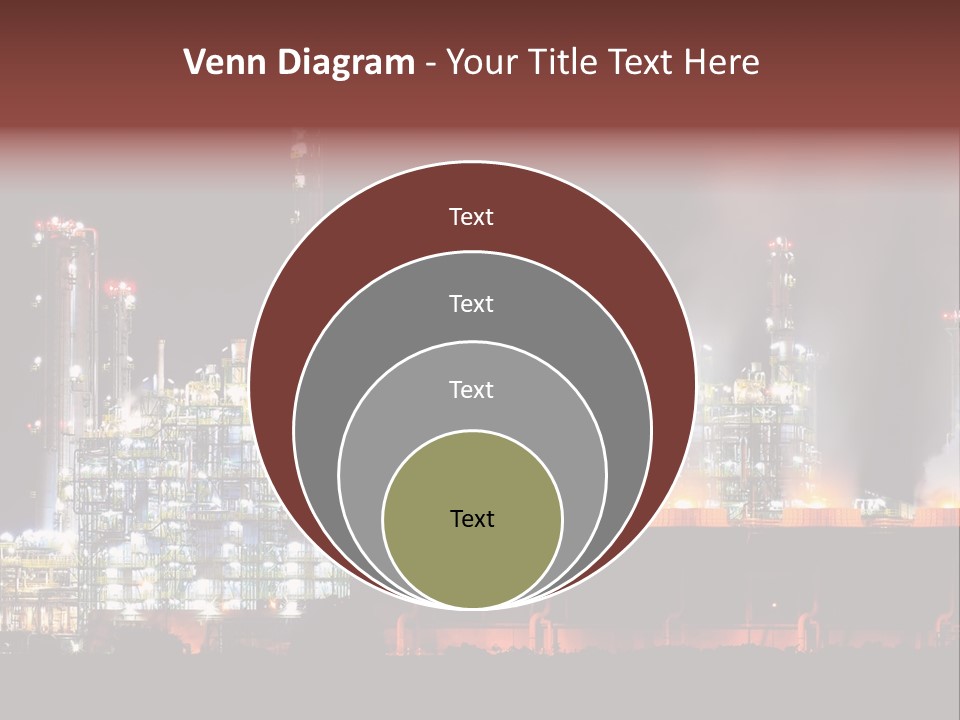 Nightlife Chimney Pollution PowerPoint Template