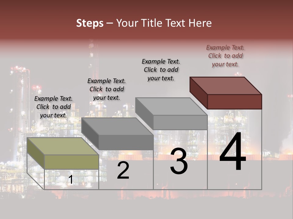 Nightlife Chimney Pollution PowerPoint Template
