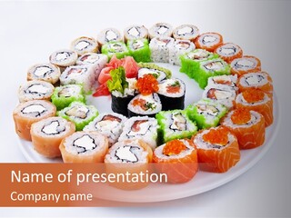 Sesame Culinary Mushroom PowerPoint Template