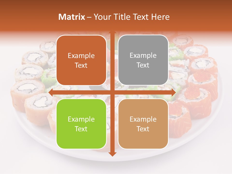 Sesame Culinary Mushroom PowerPoint Template