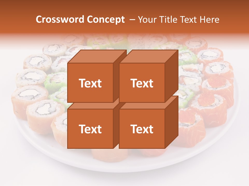 Sesame Culinary Mushroom PowerPoint Template