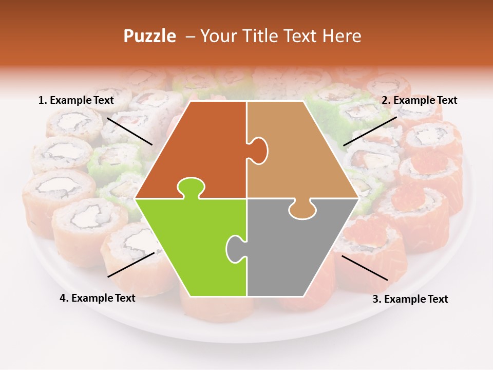 Sesame Culinary Mushroom PowerPoint Template