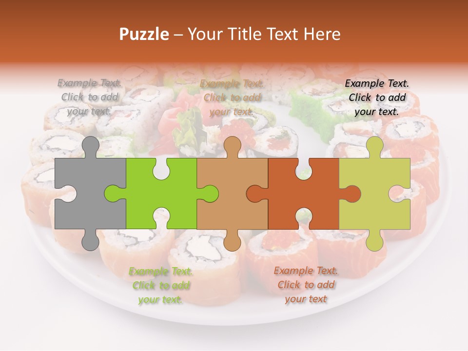 Sesame Culinary Mushroom PowerPoint Template