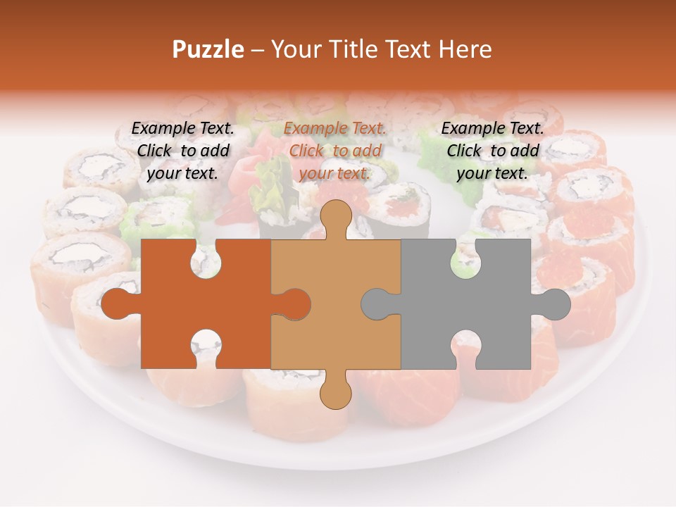 Sesame Culinary Mushroom PowerPoint Template