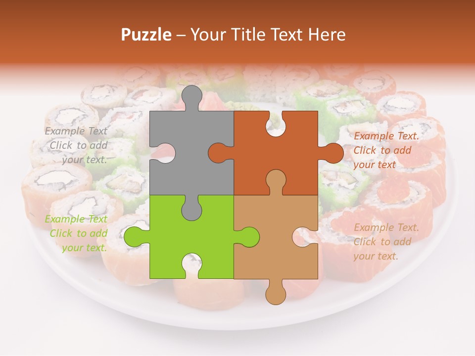 Sesame Culinary Mushroom PowerPoint Template